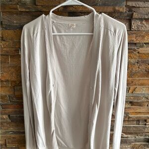 J. Crew Cream/Gray Women's Cardigan